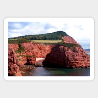 Ladram Bay Jurassic Coast Devon England Sticker